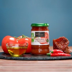 Sauce arrabbiata aux tomates séchées Bio 190gr