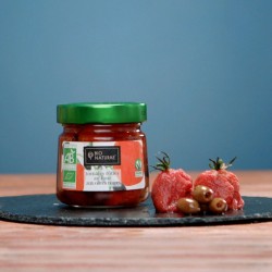 Tomates rôties au four & olives noires bio 190gr