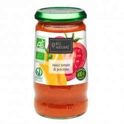 Sauce tomate & poivrons bio 345gr 