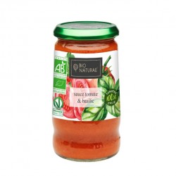 Sauce tomate & basilic bio 345gr    